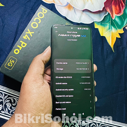 Poco x4pro 5G 6+6/128 Withbox